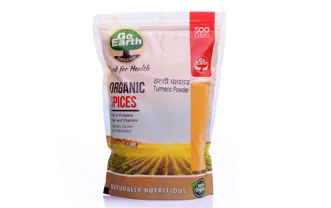 Go Earth Organic Turmeric Powder    Pack  500 grams